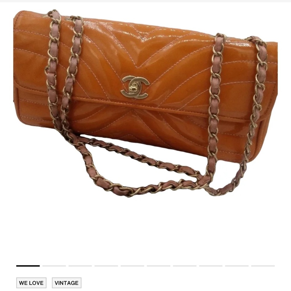 Chanel Tan Leather Crossbody Bag